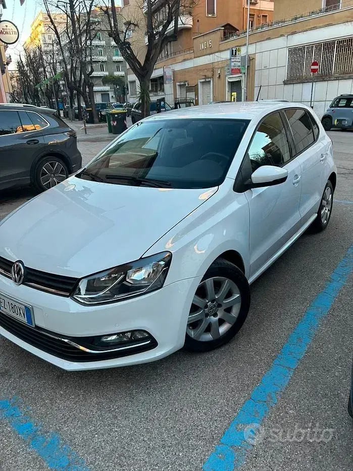 Usata VW Polo 90 CV (66 kW) 2015 Bianco Berlina