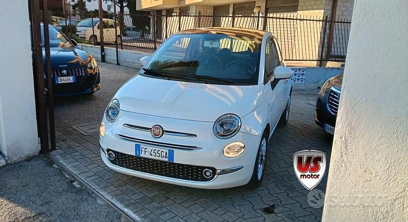 Usata Fiat 500 Lounge 95 CV (69 kW) 2016 Bianco Berlina