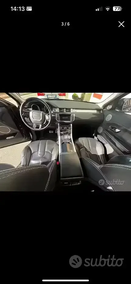 Usata Land Rover Range Rover evoque 150 CV (110 kW) 2013 Nero SUV