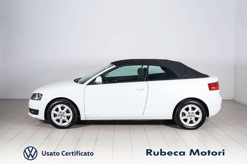 Usata Audi A3 Cabriolet Attraction 105 CV (77 kW) 2008 Bianco Cabrio