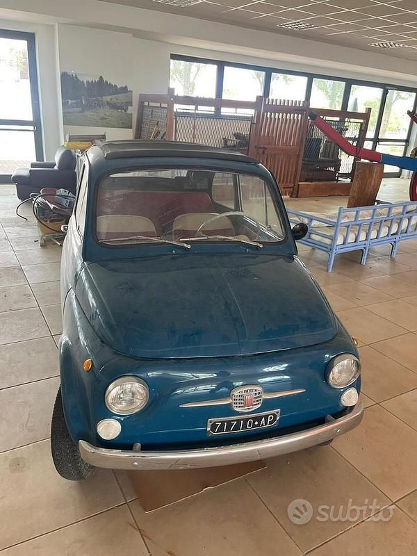 Usata Fiat 500 1960 Blu Berlina