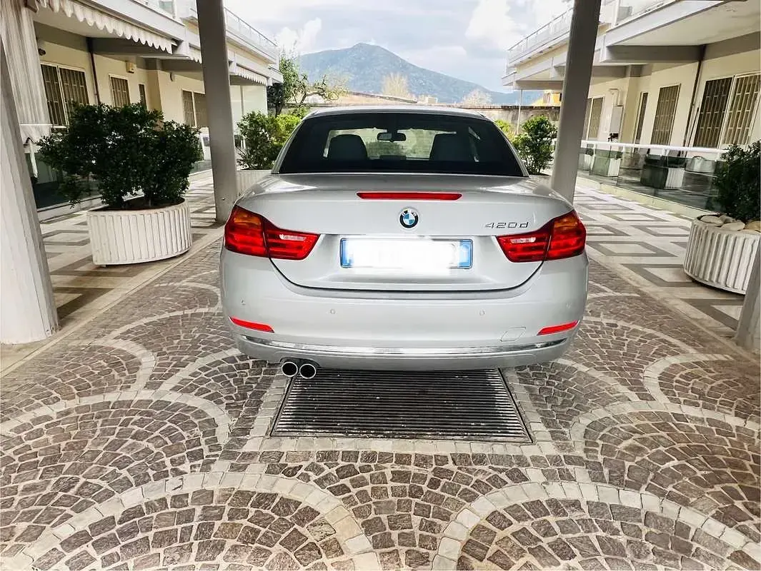 Usata BMW 420 Cabriolet Luxury Line 190 CV (139 kW) 2017 Argento Cabrio