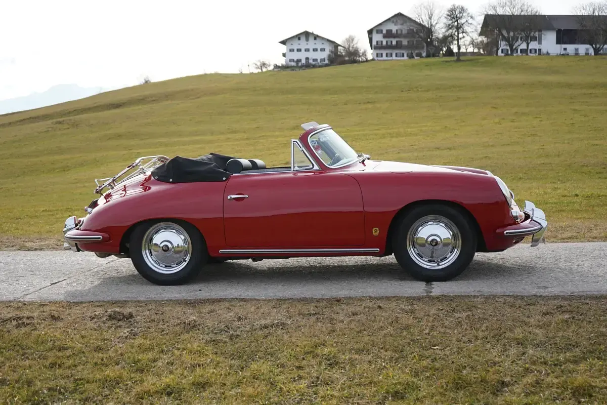 Usata Porsche 356 B 90 CV (66 kW) 1962 Rosso Cabrio