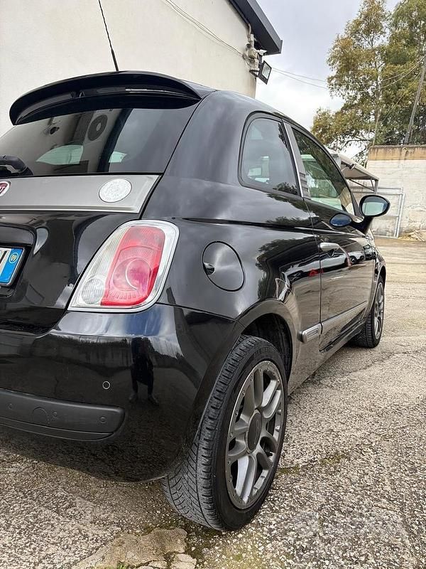 Usata Fiat 500 69 CV (50 kW) 2009 Nero Cabrio