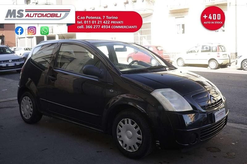 Usata Citroën C2 Exclusive 60 CV (44 kW) 2005 Nero Utilitaria