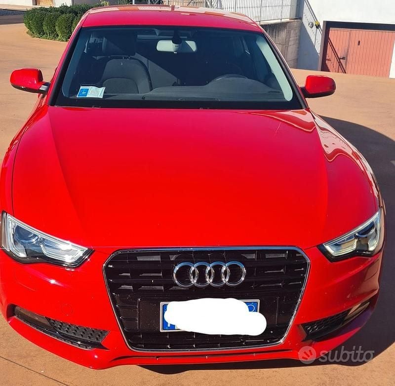 Usata Audi A5 Sportback 177 CV (130 kW) 2012 Rosso Utilitaria