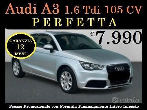 Usata Audi A1 105 CV (77 kW) 2012 Grigio Utilitaria