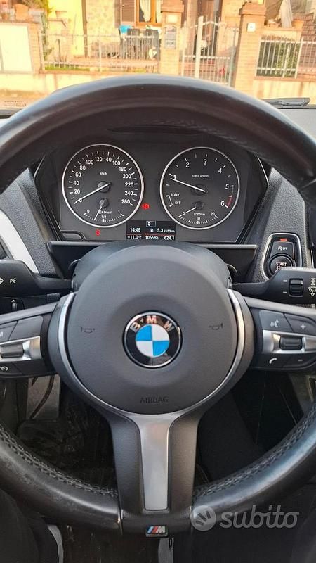 Usata BMW 118 Advantage 150 CV (110 kW) 2016 Nero Utilitaria
