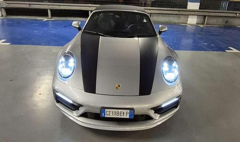 Usata Porsche 911 Carrera 4S Cabriolet 450 CV (330 kW) 2019 Argento Cabrio