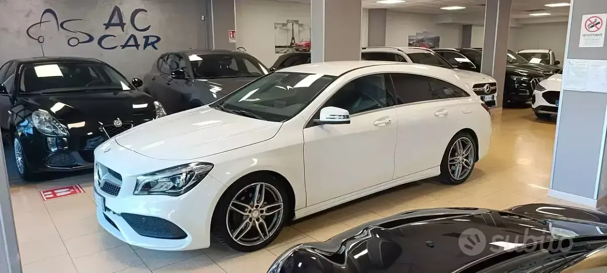 Usata Mercedes CLA200 Premium 136 CV (100 kW) 2017 Bianco Coupé