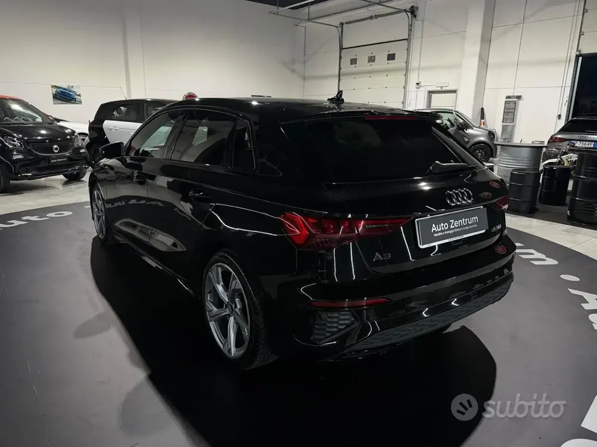 Usata Audi A3 S-Line 150 CV (110 kW) 2021 Nero Berlina