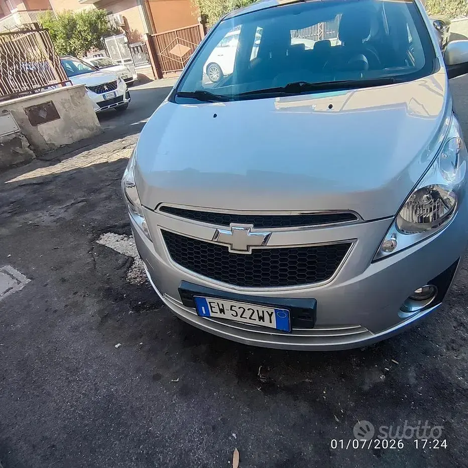 Usata Chevrolet Spark LT 68 CV (50 kW) 2014 Grigio Utilitaria