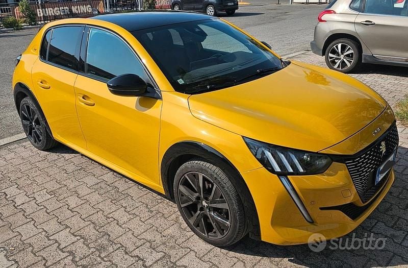 Usata Peugeot 208 GTi 100 CV (73 kW) 2023 Giallo Utilitaria