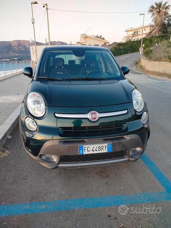 Usata Fiat 500L 95 CV (69 kW) 2016 Verde Monovolume