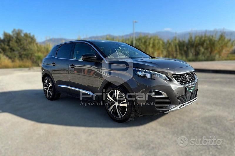 Usata Peugeot 3008 GT-line 131 CV (96 kW) 2019 Grigio Station wagon
