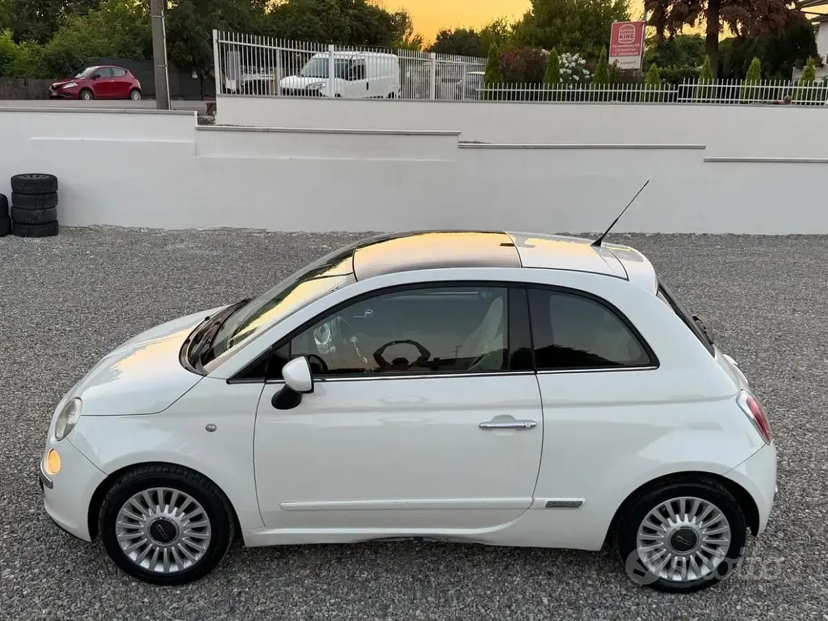 Usata Fiat 500 Pop 69 CV (50 kW) 2009 Bianco Cabrio