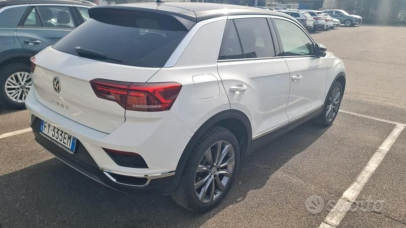 Usata VW T-Roc Advance 115 CV (84 kW) 2019 Bianco SUV
