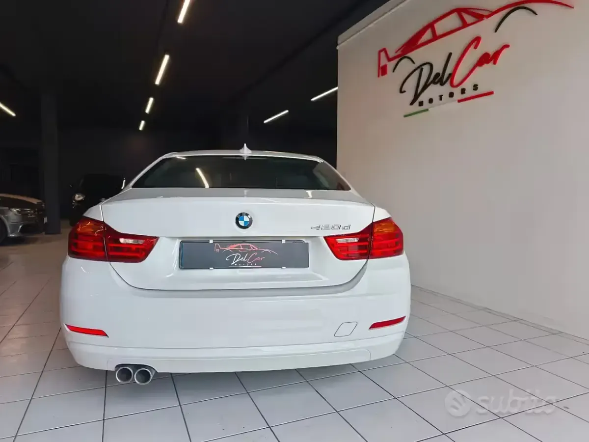Usata BMW 420 Coupé Sport Line 190 CV (139 kW) 2016 Bianco Coupé