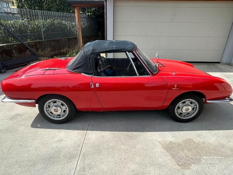 Usata Fiat 850 1960 Rosso Cabrio