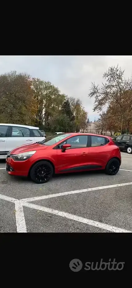 Usata Renault Clio 75 CV (55 kW) 2014 Rosso Utilitaria