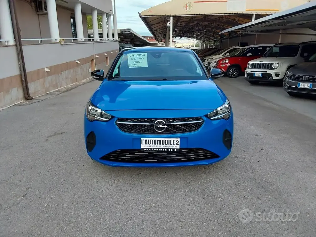 Używany Opel Corsa Edition 75 KM (55 kW) 2023 Niebieski Hatchback