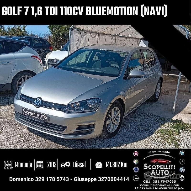 Usata VW Golf VII 110 CV (80 kW) 2013 Grigio Berlina