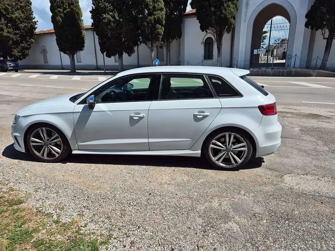 Usata Audi S3 300 CV (220 kW) 2013 Bianco Berlina