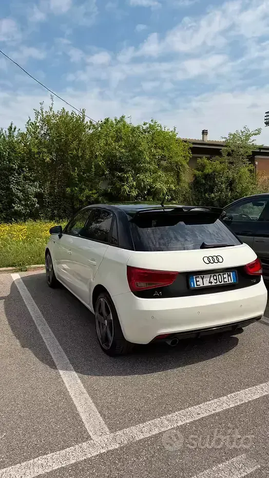 Usata Audi A1 S-Line 90 CV (66 kW) 2013 Bianco Utilitaria