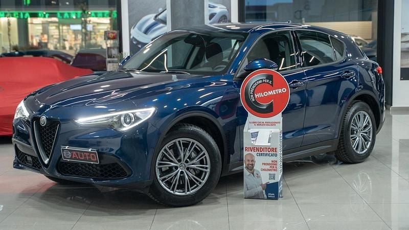 Usata Alfa Romeo Stelvio 190 CV (139 kW) 2020 Blu SUV