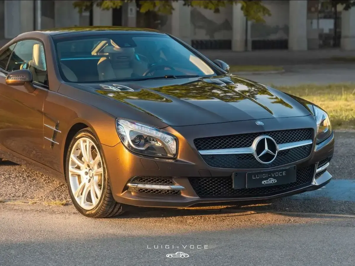 Usata Mercedes SL500 435 CV (319 kW) 2013 Dolomiti brown metallic Cabrio