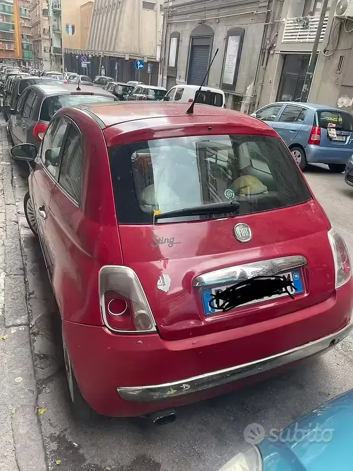 Usata Fiat 500 2008 Rosso
