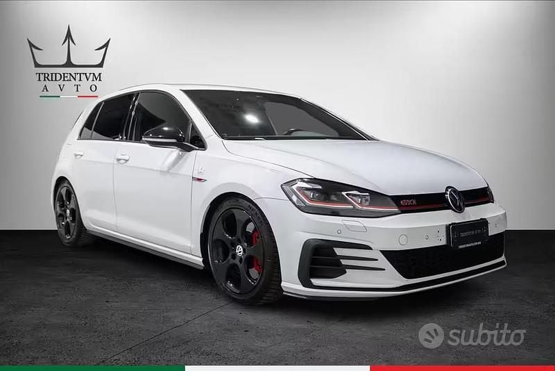Usata VW Golf VII GTI 245 CV (180 kW) 2019 Bianco Berlina