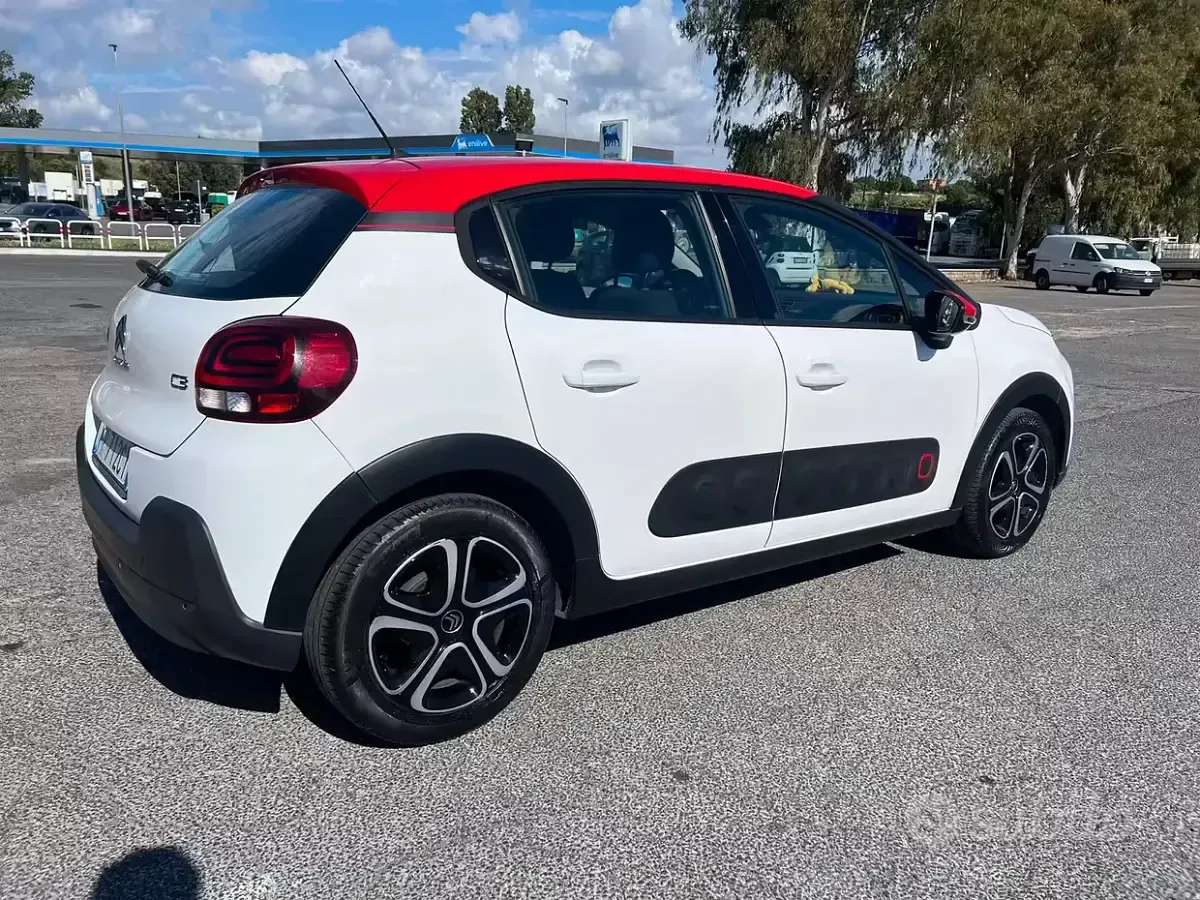 Usata Citroën C3 82 CV (60 kW) 2018 Bianco Utilitaria