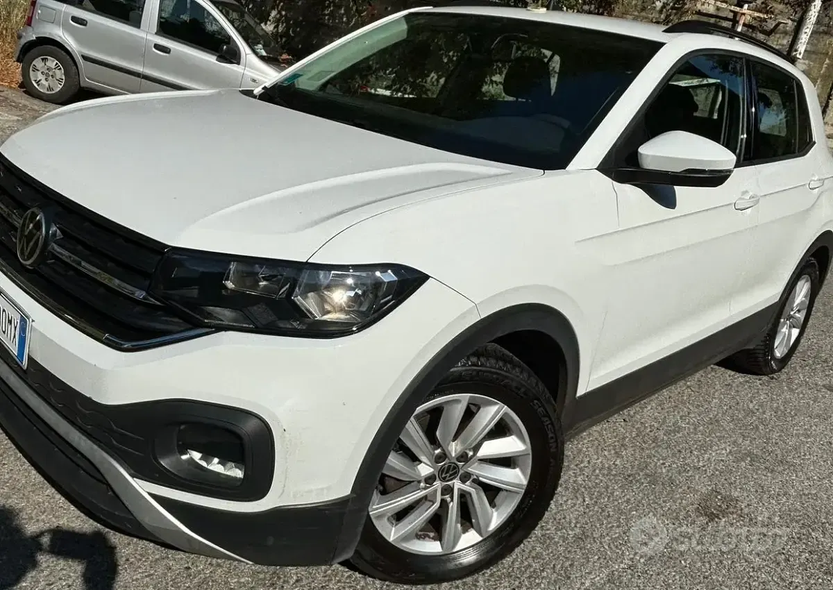 Usata VW T-Cross 110 CV (80 kW) 2021 Bianco SUV