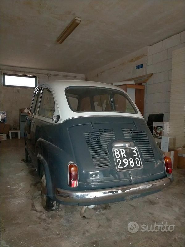 Usata Fiat Multipla 1960 Grigio Monovolume