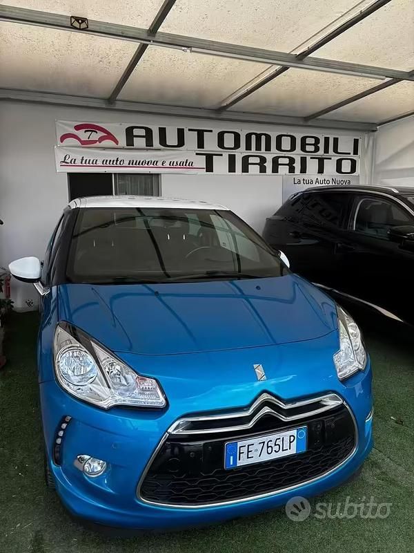 Usata Citroën DS3 Sport Chic 75 CV (55 kW) 2016 Blu Utilitaria