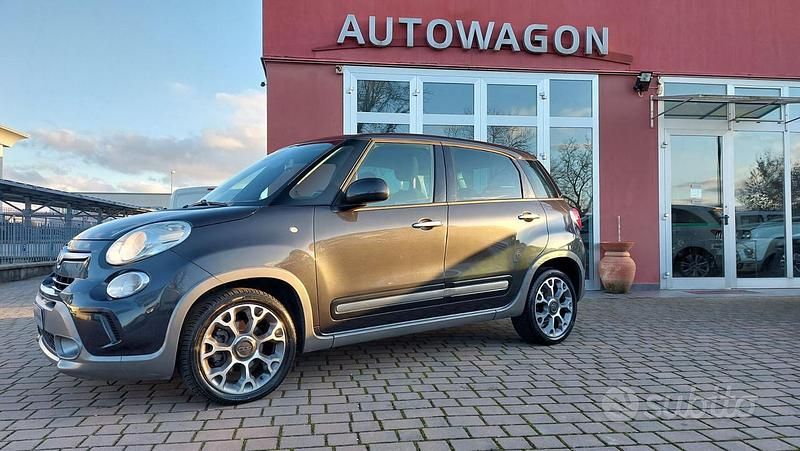 Usata Fiat 500L Trekking 85 CV (62 kW) 2014 Grigio Monovolume