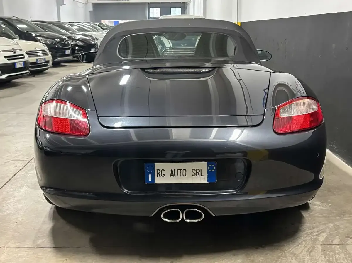 Second-hand Porsche Boxster 295 CP (216 kW) 2008 Albastru Cabrio