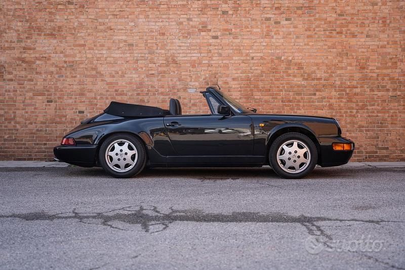 Usata Porsche 911 Carrera 4 Cabriolet 250 CV (183 kW) 1990 Nero Cabrio