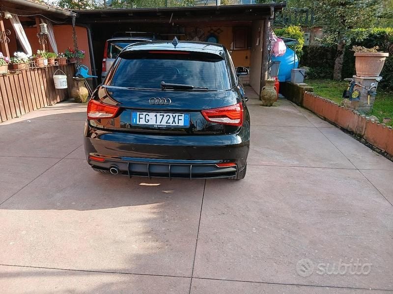 Usata Audi A1 S-Line 90 CV (66 kW) 2016 Nero Utilitaria