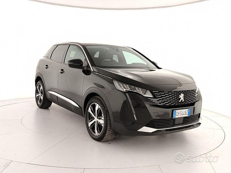 Usata Peugeot 3008 Allure 131 CV (96 kW) 2021 Nero SUV