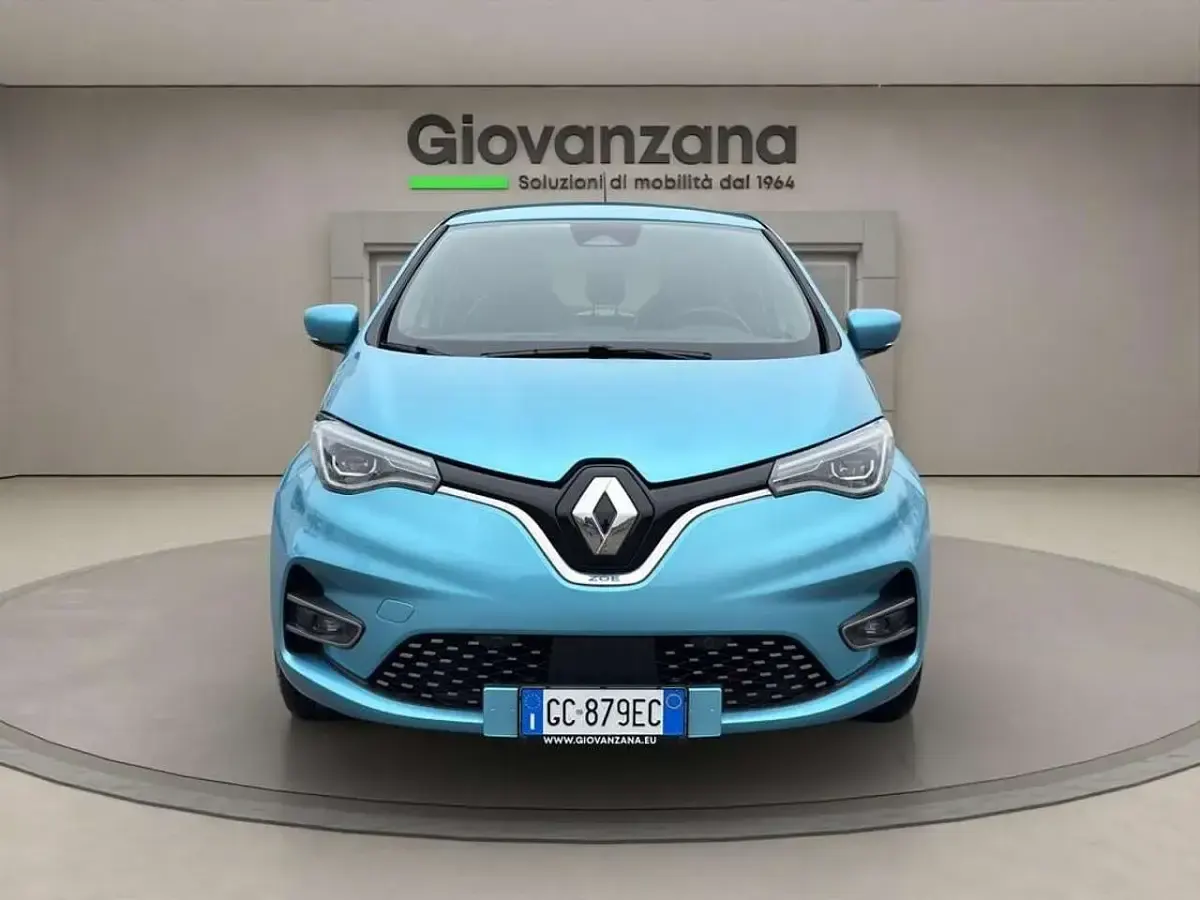 Usata Renault Zoe Intens 100 kW (136 CV) 2020 Blu celadon Utilitaria