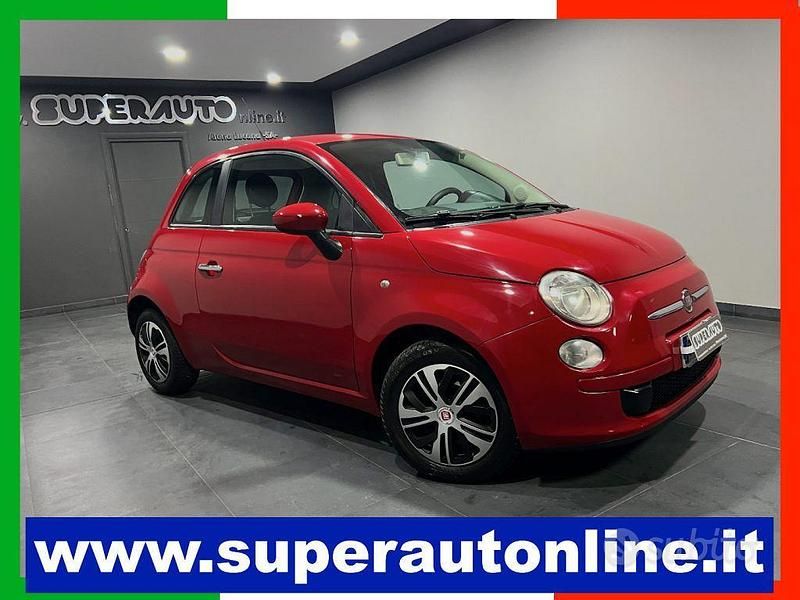 Usata Fiat 500 Lounge 69 CV (50 kW) 2009 Rosso Cabrio