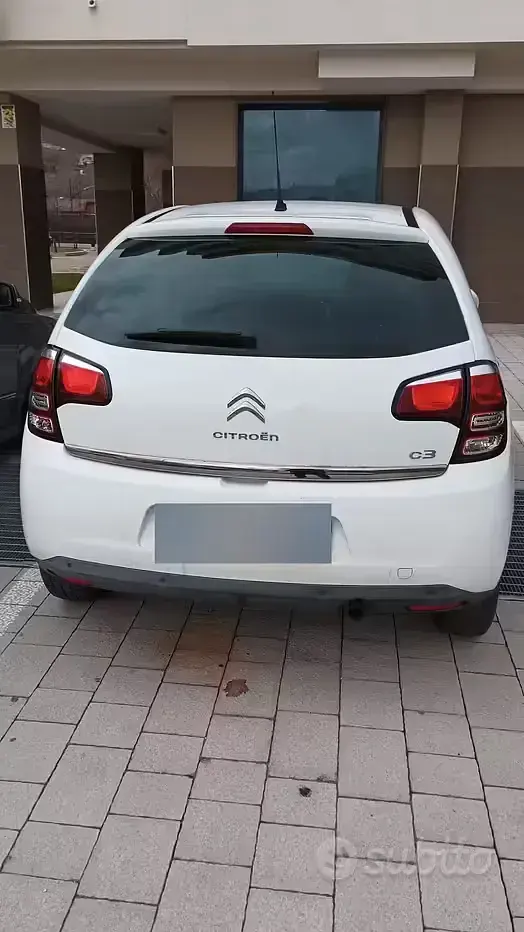 Usata Citroën C3 Exclusive 82 CV (60 kW) 2016 Bianco Berlina