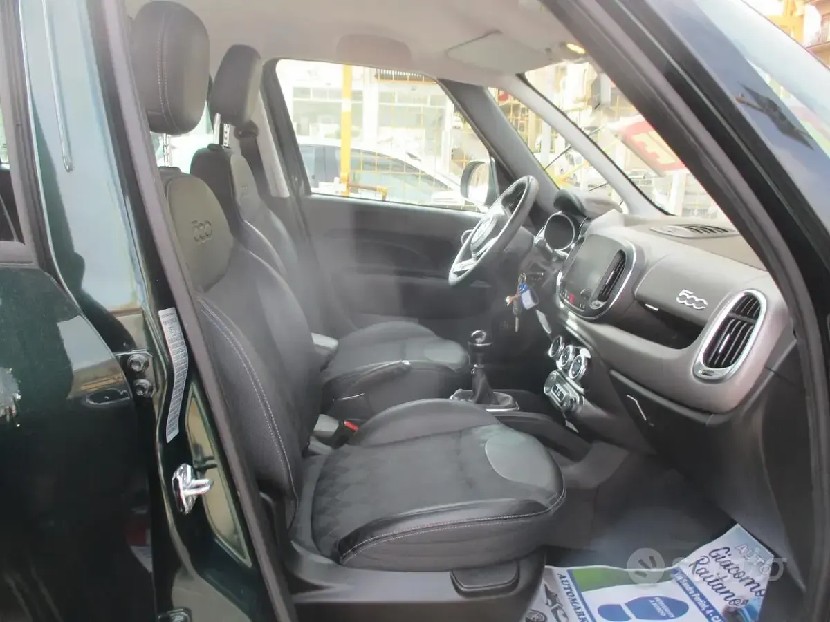 Usata Fiat 500L Living 95 CV (69 kW) 2017 Verde Monovolume
