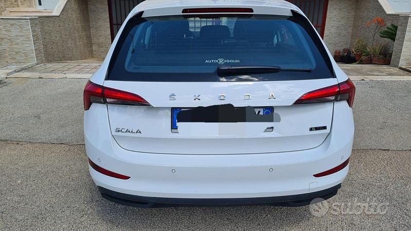 Usata Skoda Scala Ambition 90 CV (66 kW) 2020 Bianco Utilitaria