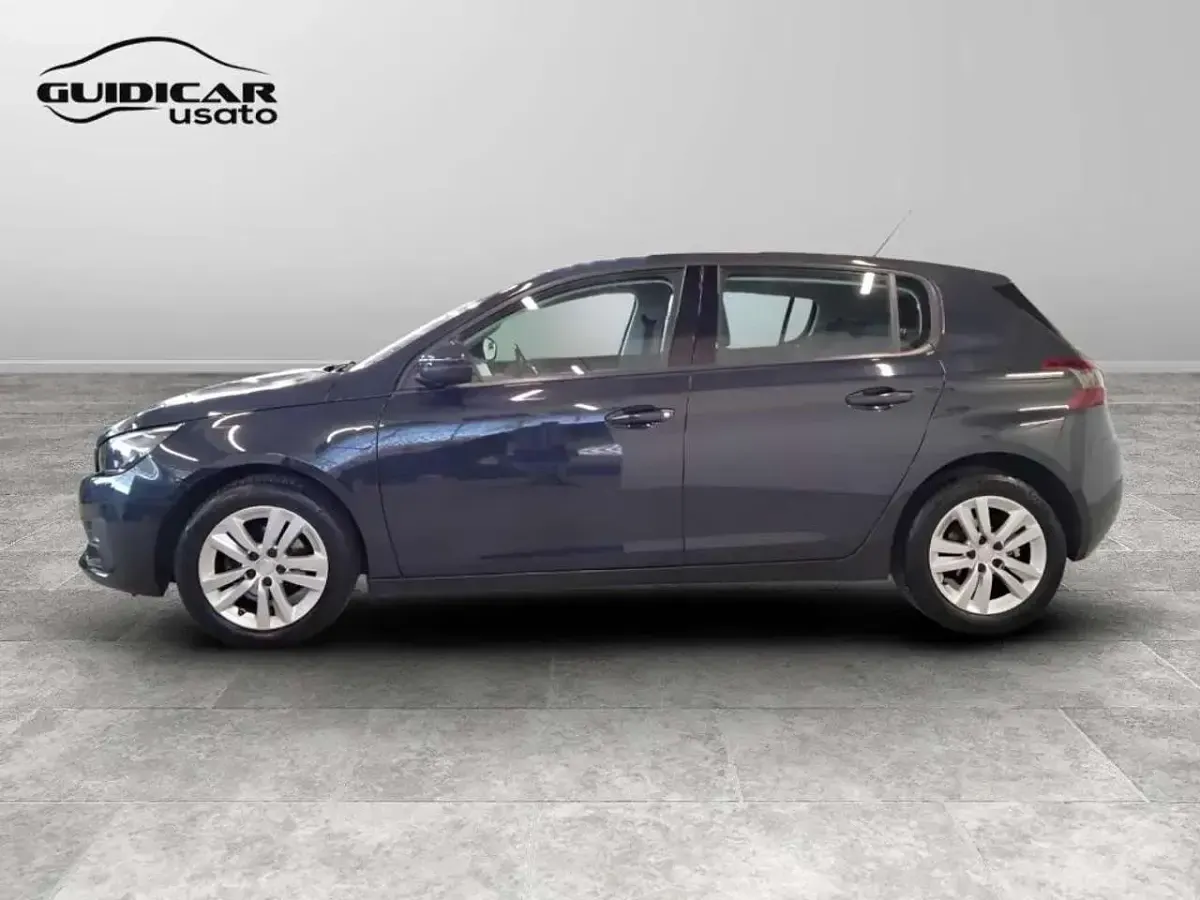 Usata Peugeot 308 Business-Line 102 CV (75 kW) 2018 Blu Berlina