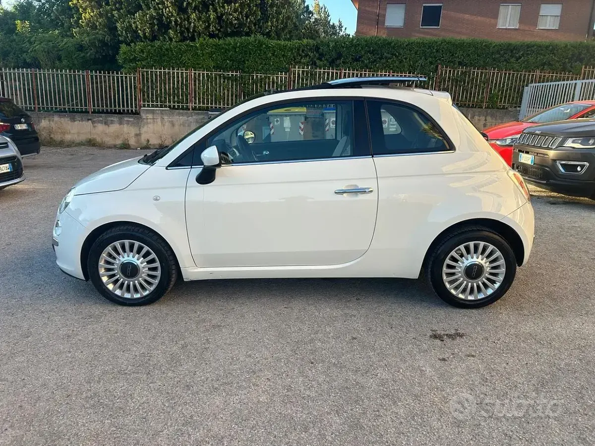 Usata Fiat 500 95 CV (69 kW) 2012 Bianco Berlina