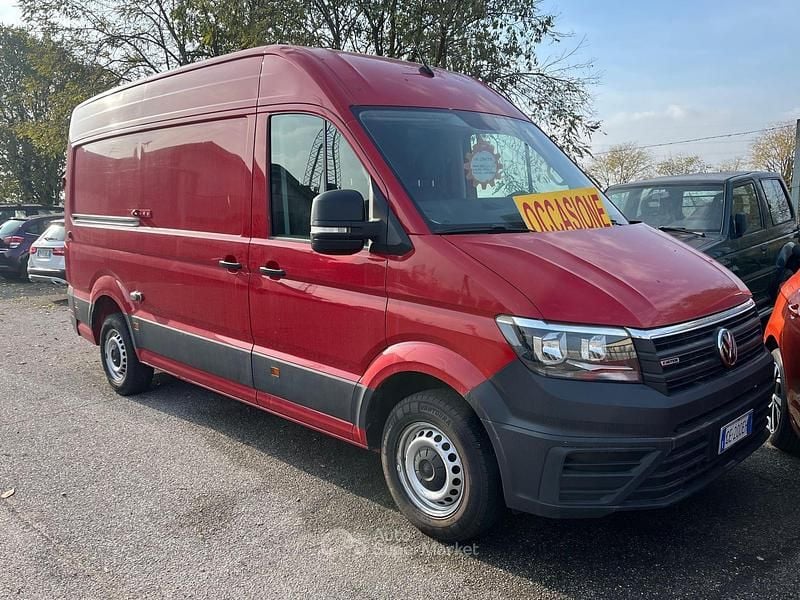 Usata VW Crafter 140 CV (102 kW) 2021 Rosso Furgone