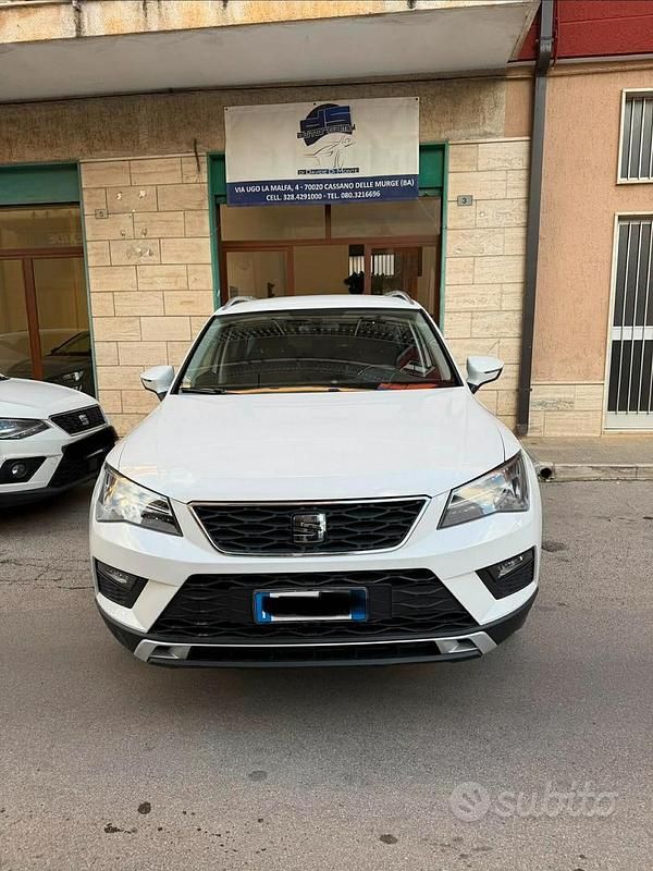 Usata Seat Ateca Style 115 CV (84 kW) 2017 Bianco SUV